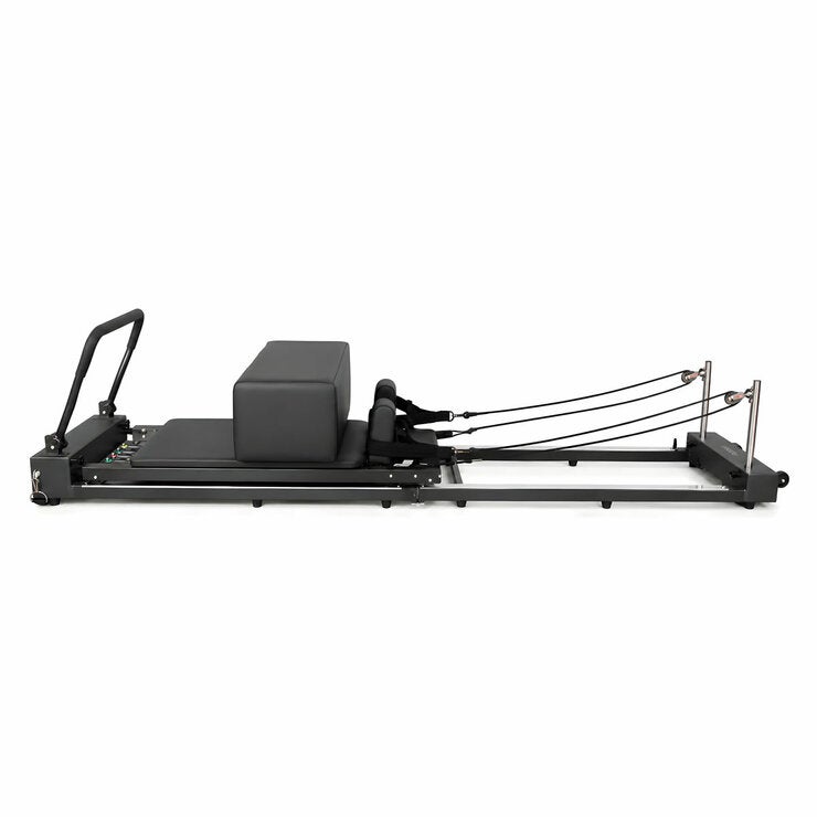 Studio image of the R3NU Folding Home Reformer from the side Studio image of the R3NU Folding Home Reformer from the side