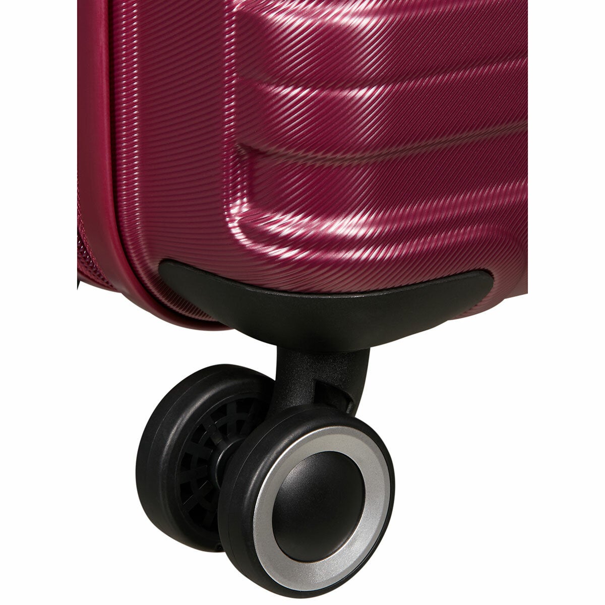 American Tourister 3pc Luggage Set Spinner Case Purple Rose American Tourister 3pc Luggage Set Spinner Case Purple Rose