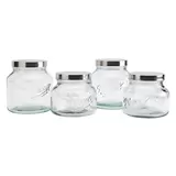 Mason Assorted Glass Jars 4 Piece Set 