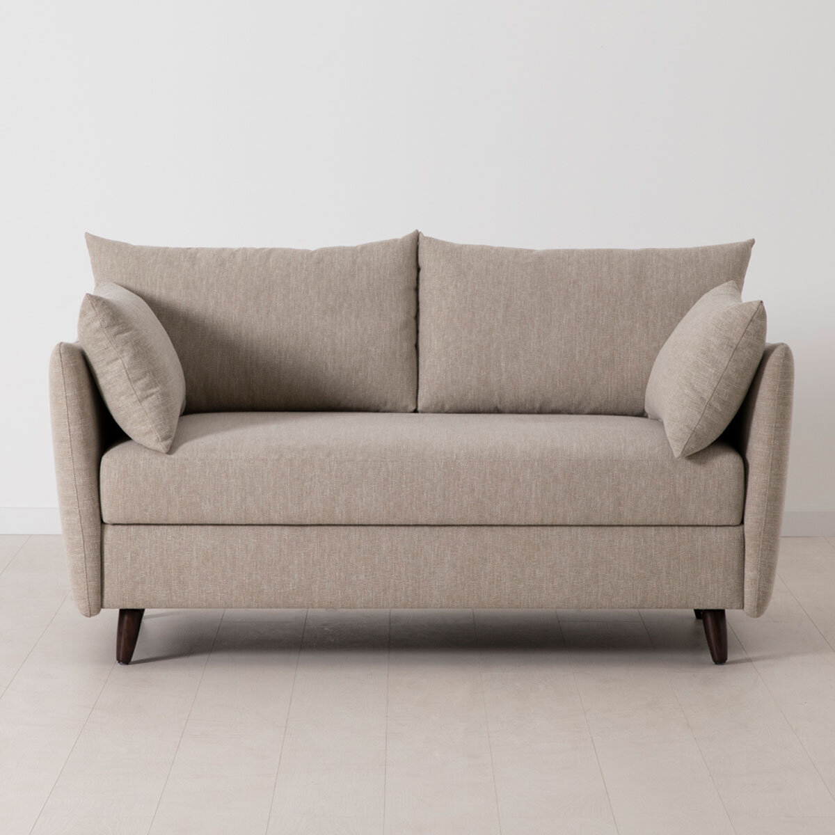 Swyft Model 08 Light Grey Linen Double Sofa Bed