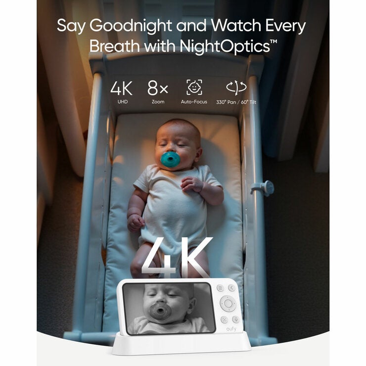 Lifestyle image of Eufy E21 Baby Monitor Lifestyle image of Eufy E21 Baby Monitor
