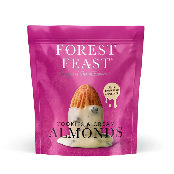 Forest Feast Cookies and Cream Almonds, 1kg Forest Feast Cookies and Cream Almonds, 1kg