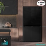 Hisense RQ5X560SFLEF, Multi Door Fridge Freezer, E Rated in Black