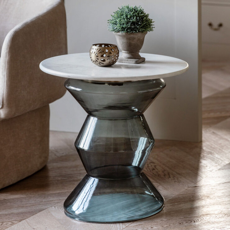 Gallery Turin Blue Side Table Gallery Turin Blue Side Table