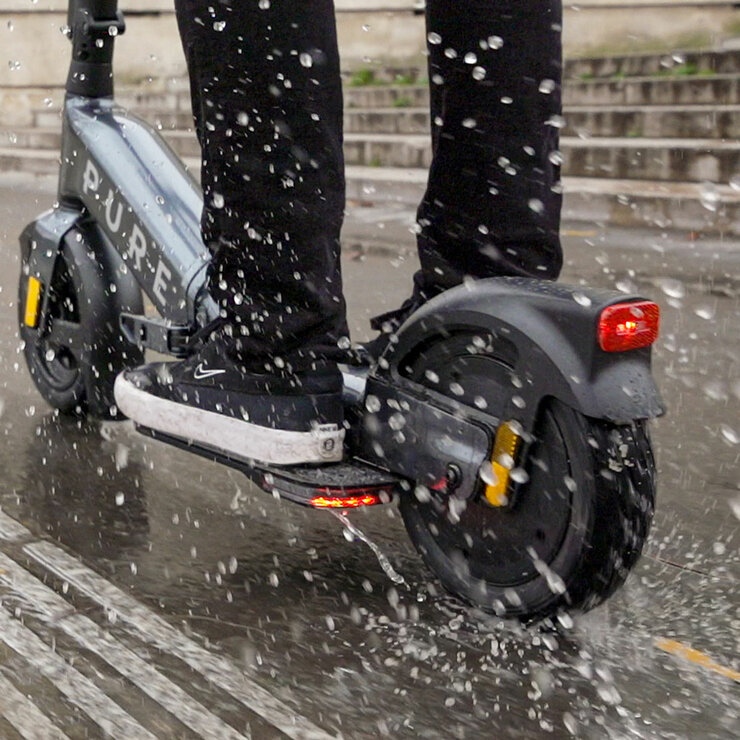 Pure Flex Folding Electric Scooter Charcoal Grey