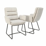 AKANTE Copenhague Off White Fabric Dining Chair, 2 Pack AKANTE Copenhague Off White Fabric Dining Chair, 2 Pack