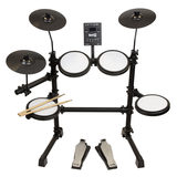 Renewed Electronic 30 Kits RockJam Eight-Piece Electric Drum Set with Adjustable Mesh Heads DDMESH1000 USB & Midi connectivity 