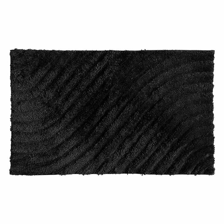 Safdie Tufted Wave Black Bath Mat, 56 x 91 cm Safdie Tufted Wave Black Bath Mat, 56 x 91 cm