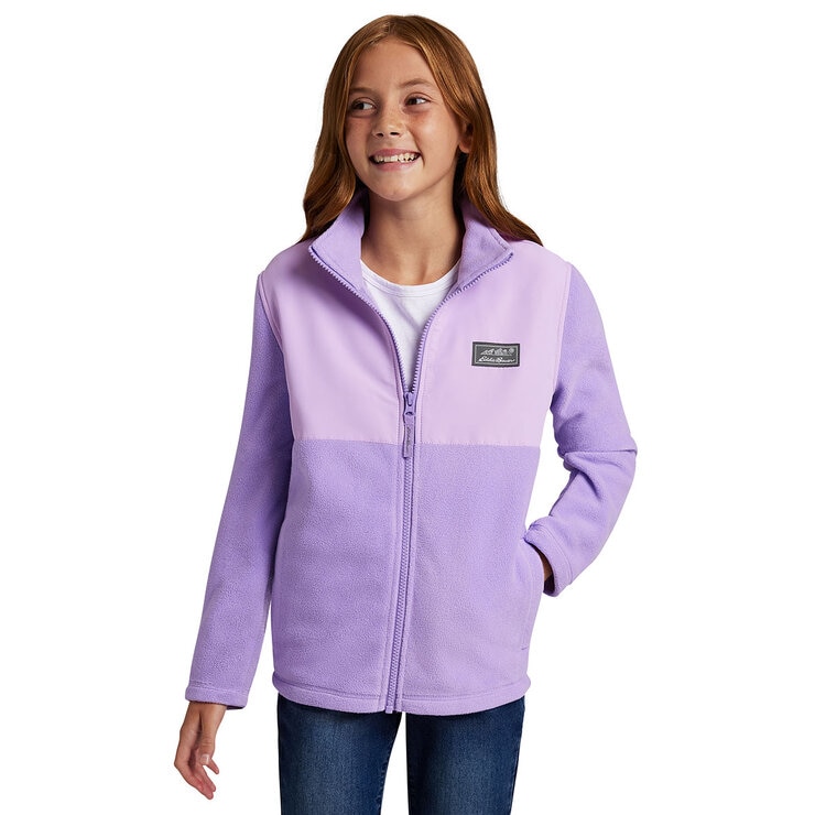 Eddie Bauer Full Zip Youth Fleece Jacket in 4 Colours & 4 Sizes