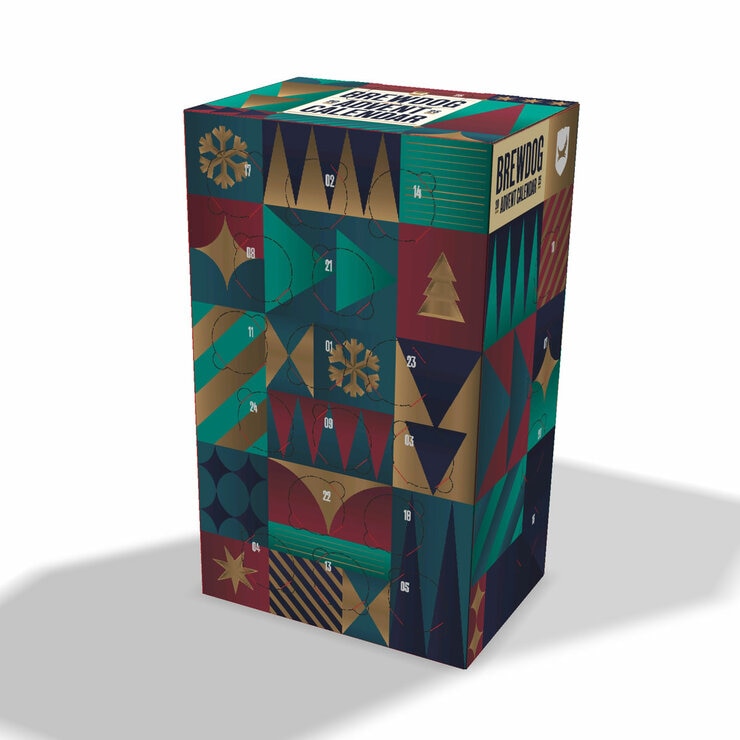 Brewdog Advent Calender 24pck Back angle