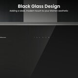 Hisense CH6IN14BXBUK 60cm Chimney Cooker Hood, A Rated in Black