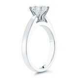 0.50ct Princess Solitaire Ring, 18K WG