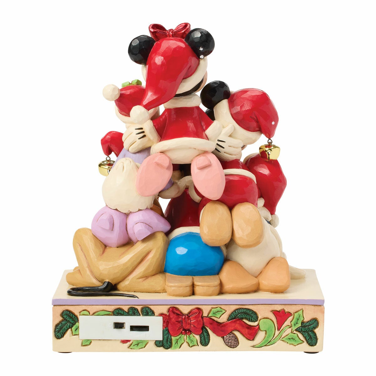 11.5 Inch Jim Shore Disney Traditions Stacked Mickey and Friends Musical Figurine