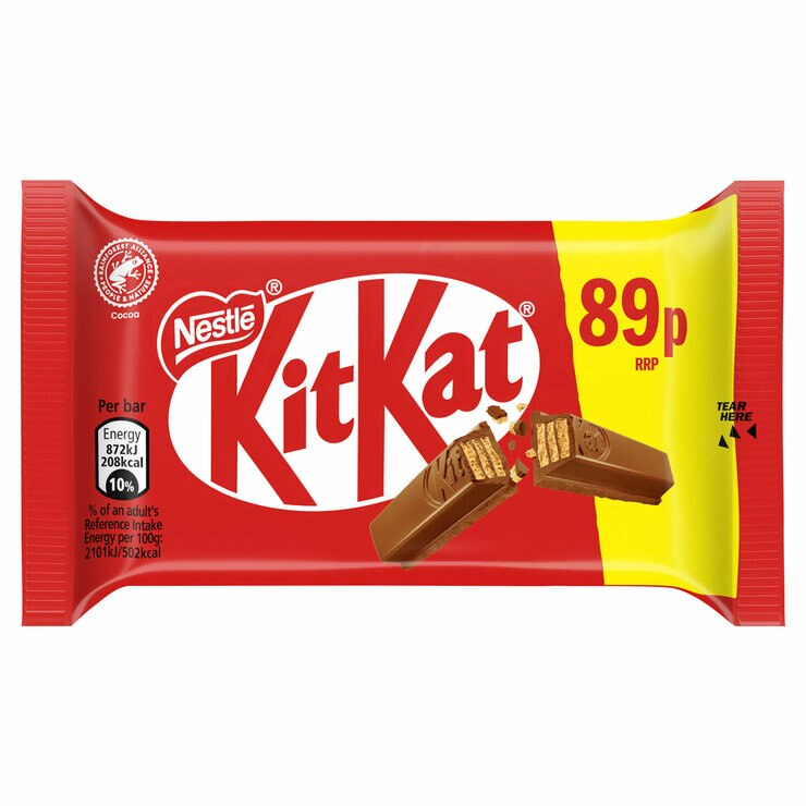 Kit Kat 4 Finger Milk Chocolate Bar Kit Kat 4 Finger Milk Chocolate Bar