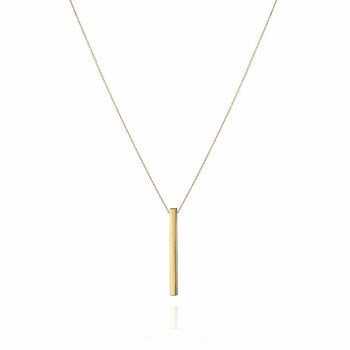 14ct Yellow Gold Matchstick Pendant