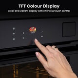 Hisense Hi8 BlackLine BAS6PH8BUKWF Built In Electric Pyrolytic,Single Oven in Jet Black