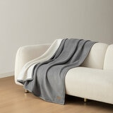 Casual Living Luxe Plush Throw in Grey, 127 x 178 cm