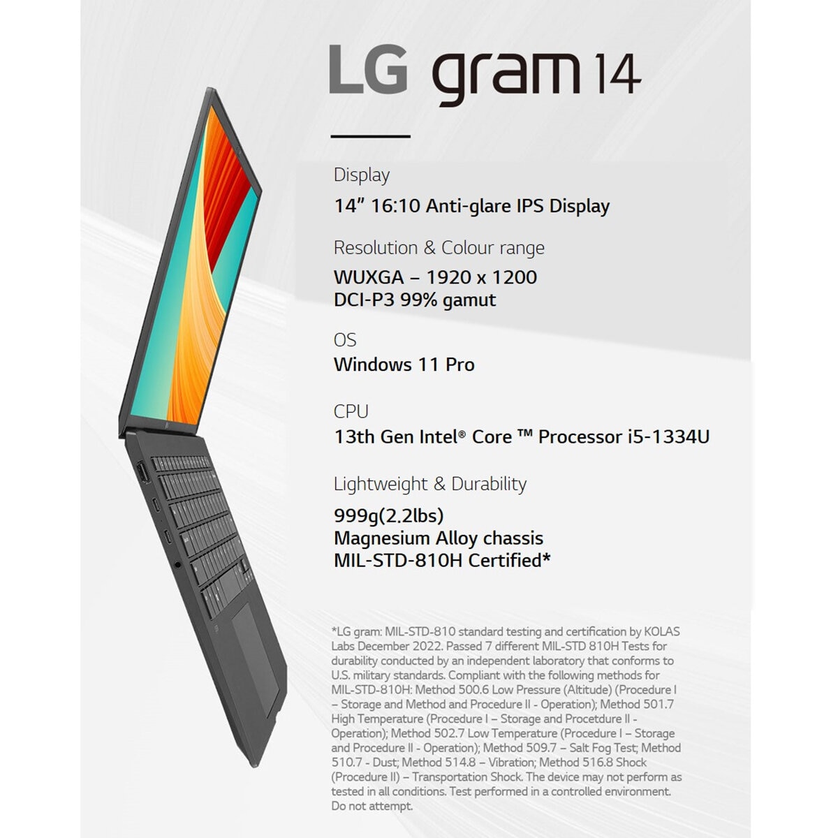 LG gram, Intel Core i5, 16GB RAM, 256GB SSD, 17 Inch Laptop, 17Z90RU-G.AP52A1