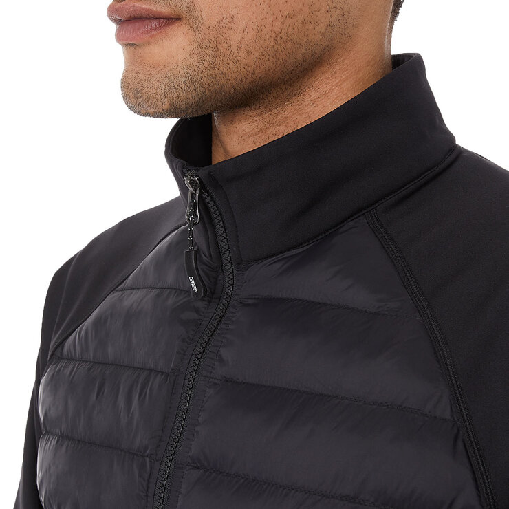 32 Degrees Men's Mixed Media Jacket in Black, Extra Extra Large 32 Degrees Men's Mixed Media Jacket in Black, Extra Extra Large