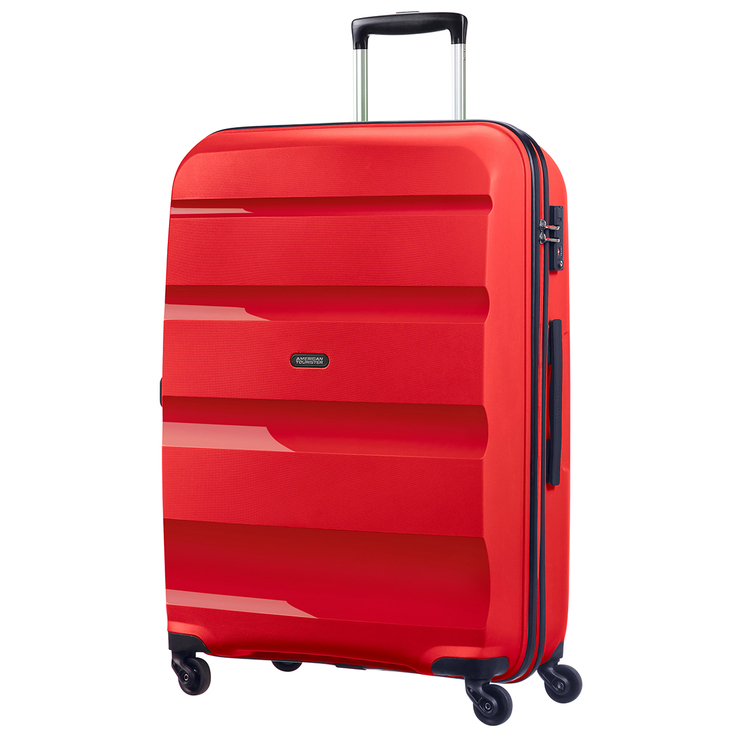 American Tourister Bon Air 75cm Large Hardside Spinner Case, Red | UK