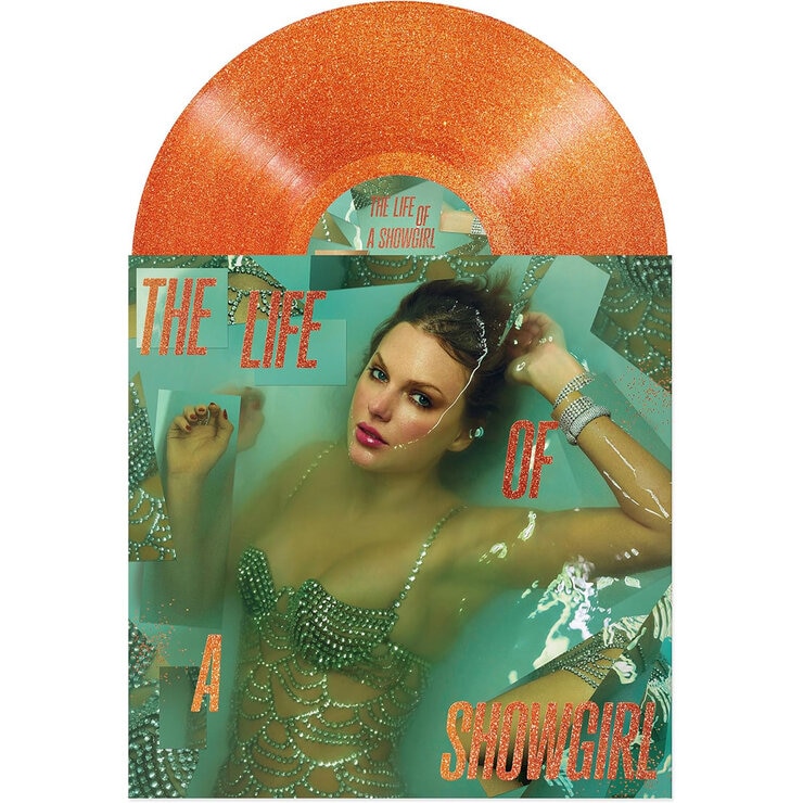 The Life of a Showgirl - Portofino Orange Glitter Vinyl b