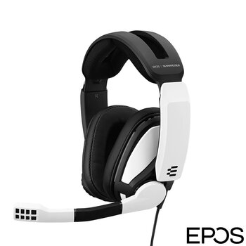 EPOS GSP301 Wired Over Ear Gaming Headset in White