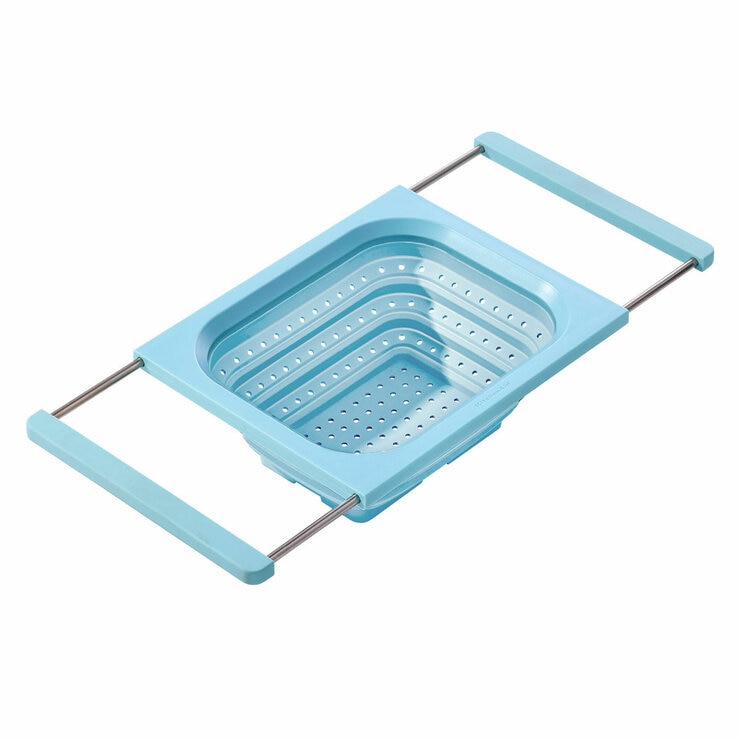 KitchenAid Collapsible Colander in Light Blue