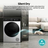 Hisense KitchenFit 5i Series DH5I904BWBC, 9kg Heat Pump Dryer, A+++ Rated in White Hisense KitchenFit 5i Series DH5I904BWBC, 9kg Heat Pump Dryer, A+++ Rated in White