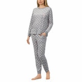 Jane & Bleecker Women's Silky Plush Pyjama Set Jane & Bleecker Women's Silky Plush Pyjama Set