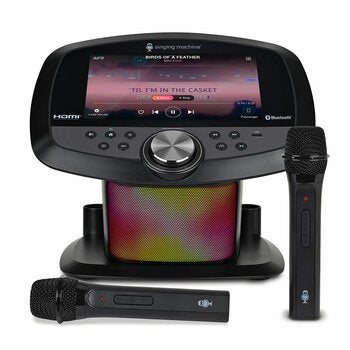 Singing Machine ISM9025, Portable Karaoke with Wi-Fi