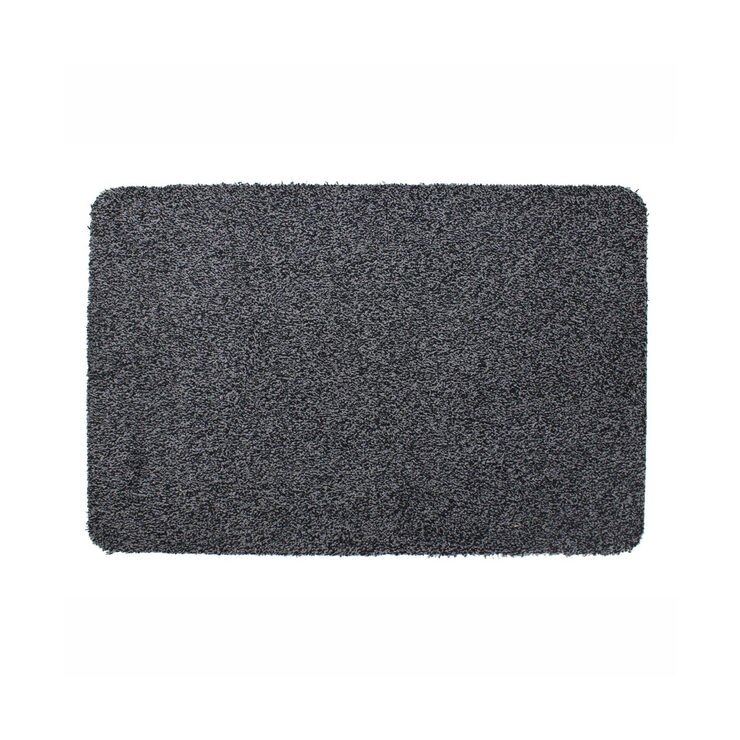JVL Tanami Charcoal Barrier Door Mat, 50 x 75cm 2 Pack Costco UK