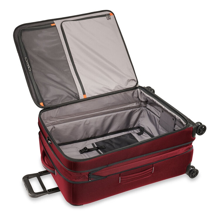 Briggs & Riley ZDX 74cm Large Expandable Spinner Black In Brick