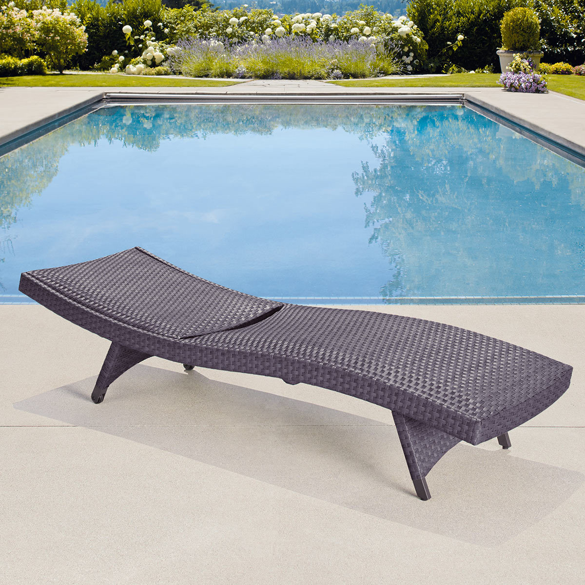 Palm Aire Woven Padded Chaise Lounge 2 Pack | Costco UK