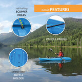 Lifetime Hydros 8ft 5" (256 cm) 1 Person  Sit On Kayak With Paddle