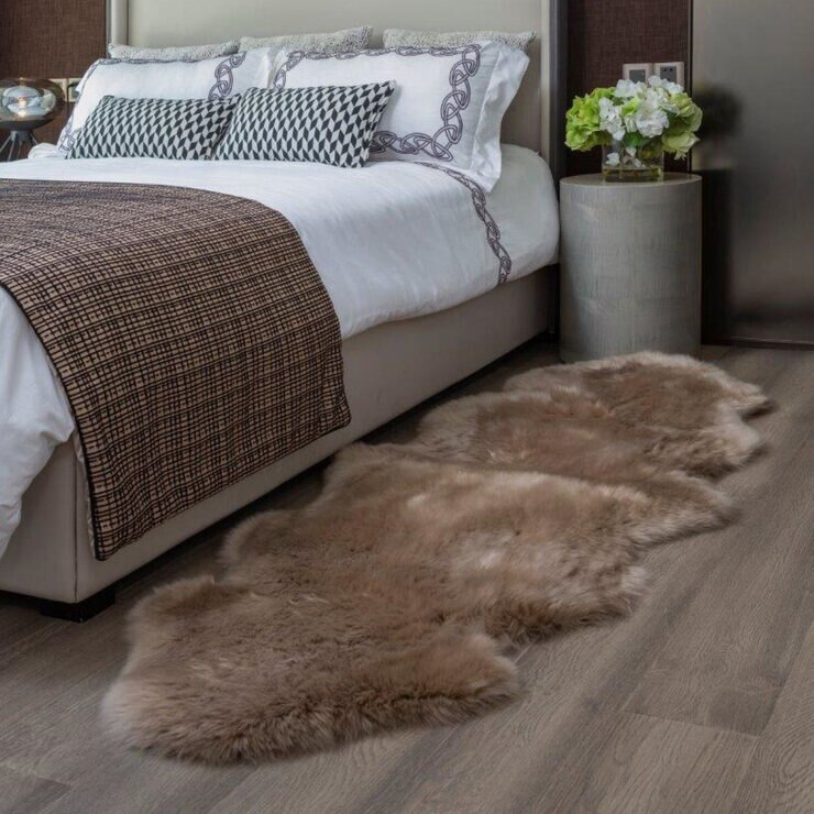 Windward 100 Sheepskin Double Sheepskin Rug in 3 Colours Costco UK
