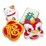 Lunar New Year Dancing Lion Cushion