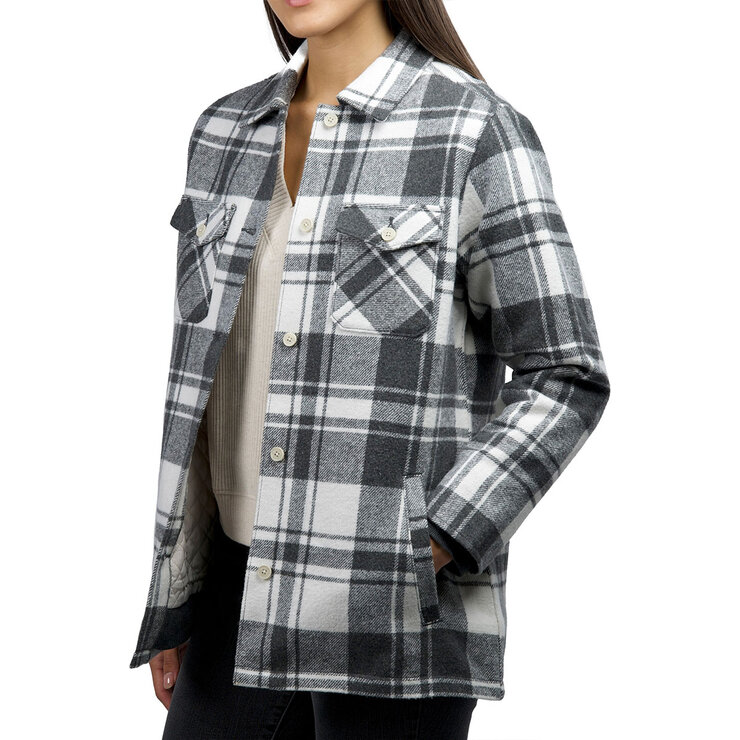 Jachs Women's Wool Blend Shacket in Black