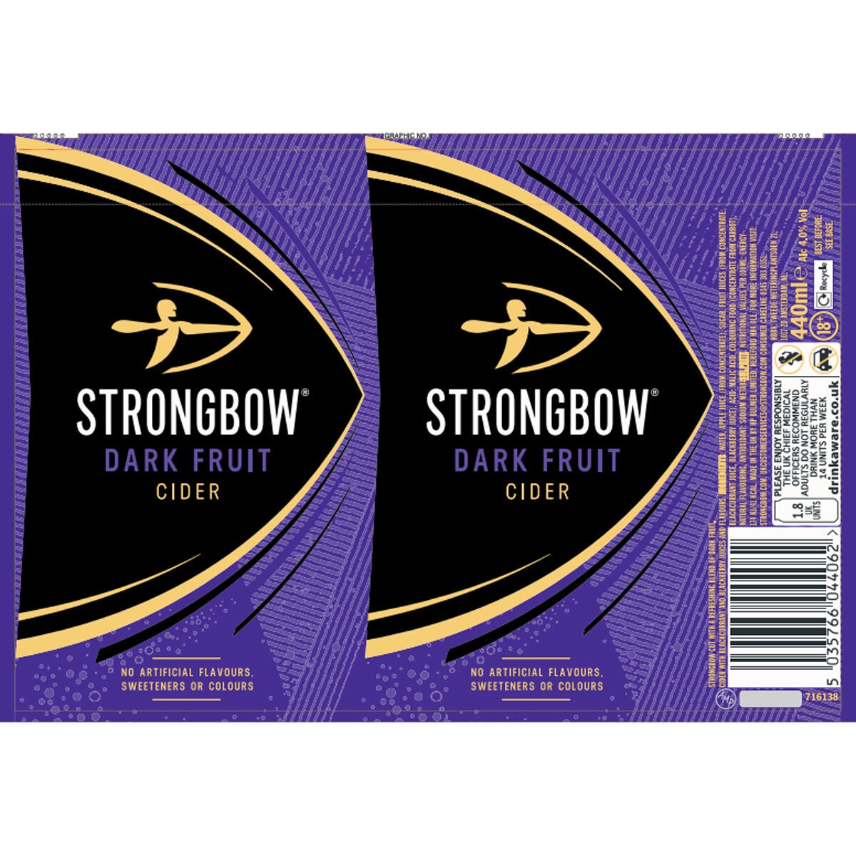 Strongbow Dark Fruit, 6 x 4 x 440ml 