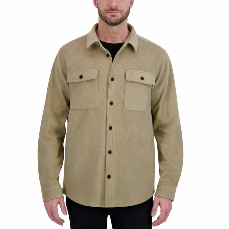 Kirkland Signature Men's Shirt Jacket in Tan