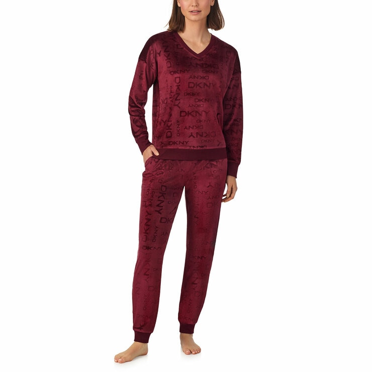 DKNY Velour Lounge Set