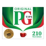 PG Tips Tea Bags, 210 Pack