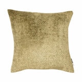Malini Bingham Olive Velvet Feather Fill Cushion, 56 x 56 cm