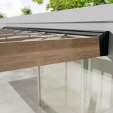 Palram Canopia Helsinki 9ft 10" x 28ft 3" (3m x 8.6m) Cedar Wood Patio Cover