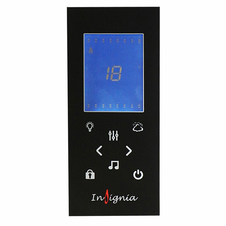 Insignia Diamond 1100mm Offset Quadrant Steam Shower with Chrome Frame