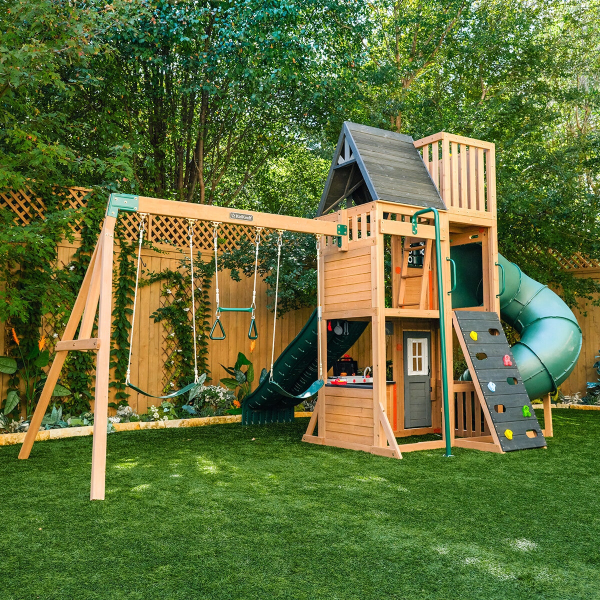 KidKraft Outdoor Odyssey Playcentre and Swing Set (3-10 Years)