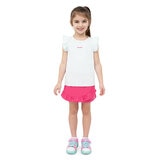 Skechers Kids Tee & Short 3 Piece Set in Lilac