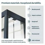 Palram 160 x 96cm Pro Door Awning Bundle