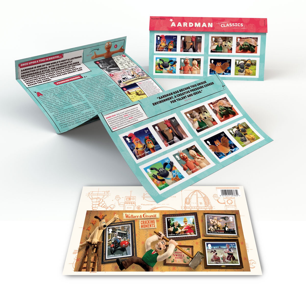 Buy Aardman Classics Affixed Presentation Pack Overview Image at Costco.co.uk