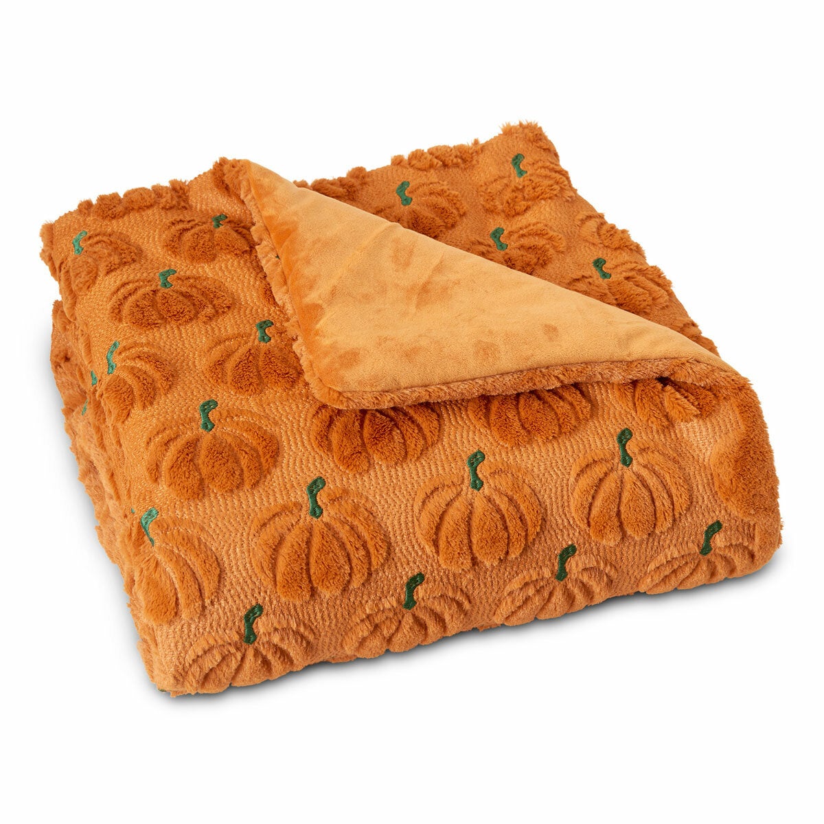 Ashford Home Embroidered Pumpkin Halloween Throw, 152 x 178 cm Ashford Home Embroidered Pumpkin Halloween Throw, 152 x 178 cm