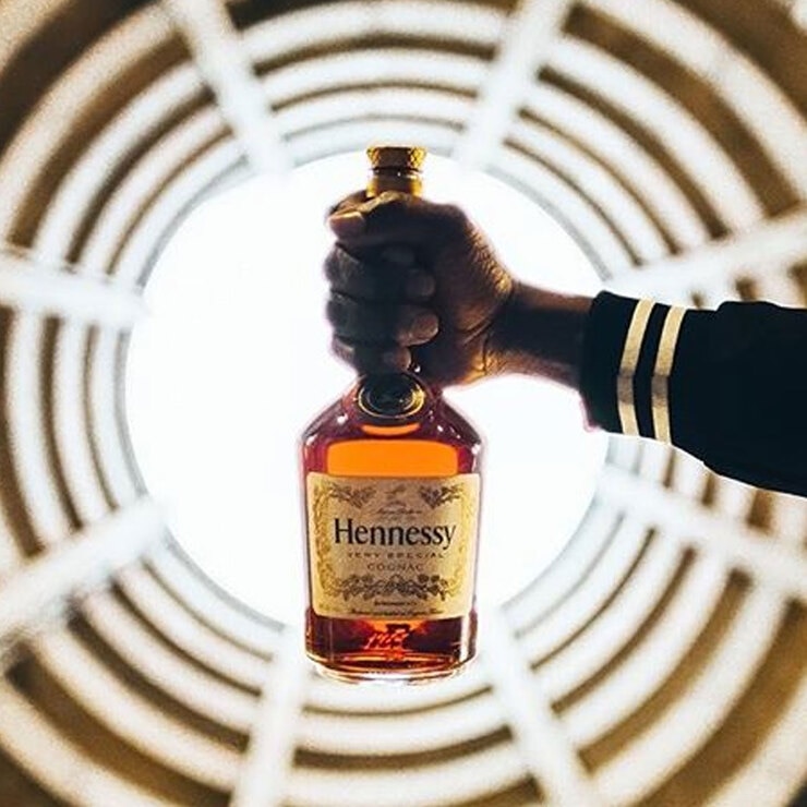 Lifestyle image of bottle being held